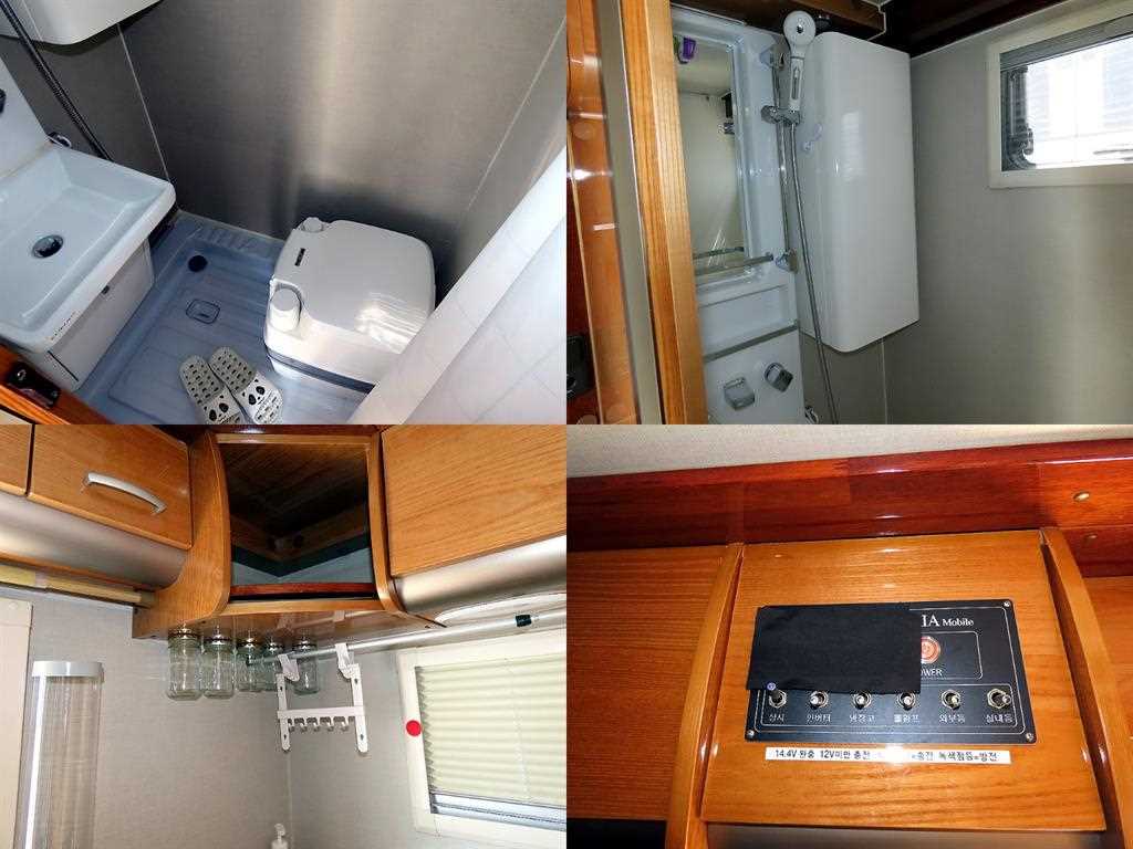 봉고3 캠핑트럭 인산철배터리 100L 150W