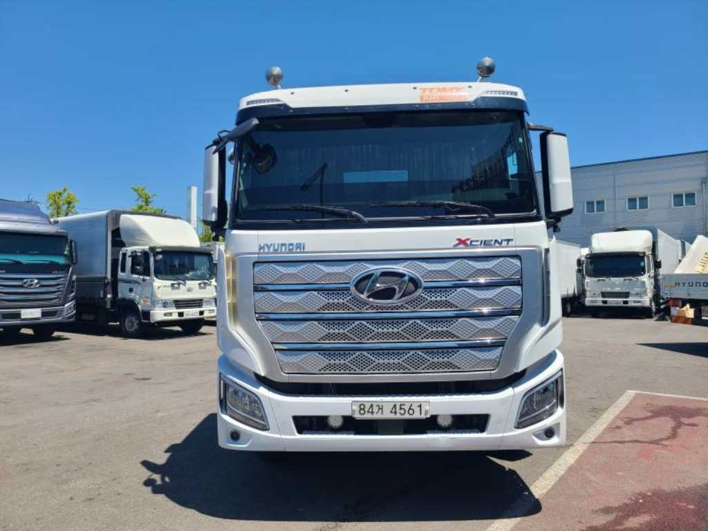 현대 엑시언트 암롤 540 8.5톤 수동 리타더 앞축 1