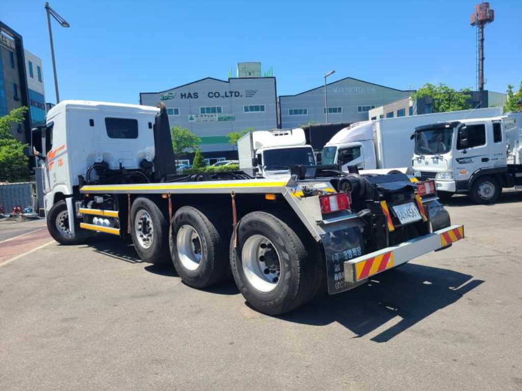 현대 엑시언트 암롤 540 8.5톤 수동 리타더 앞축 4