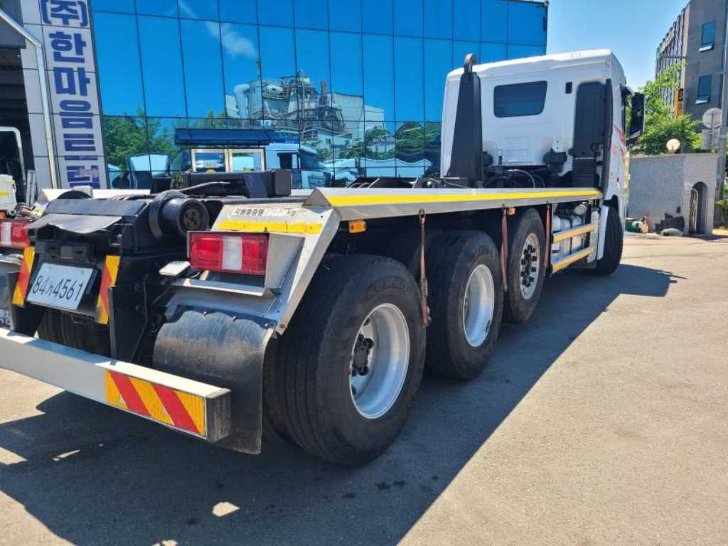 현대 엑시언트 암롤 540 8.5톤 수동 리타더 앞축 6