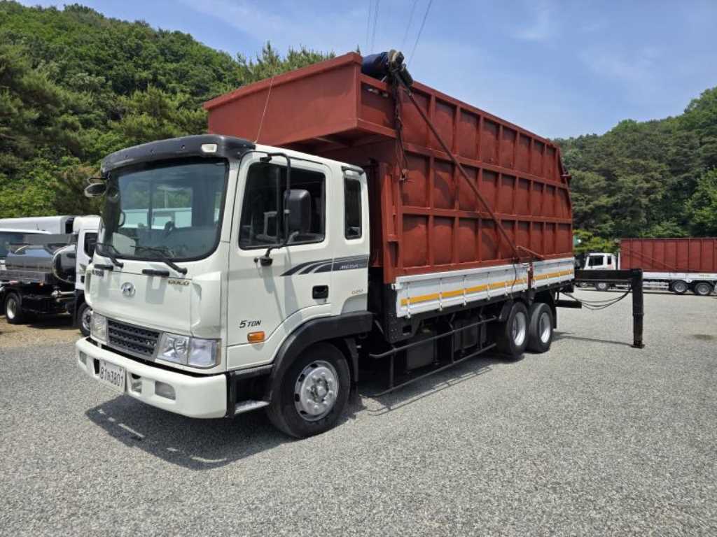 현대 메가트럭 집게차 4.5톤 수동 한성특장 1