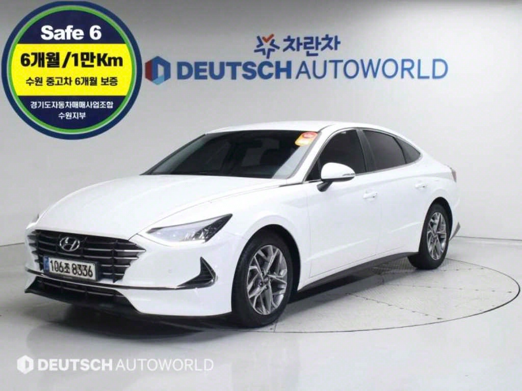 [현대] 쏘나타 (DN8) 2.0 프리미엄 패밀리 연식:2021,미션:오토,주행거리:34,537km,연료:휘발유,색상:흰색