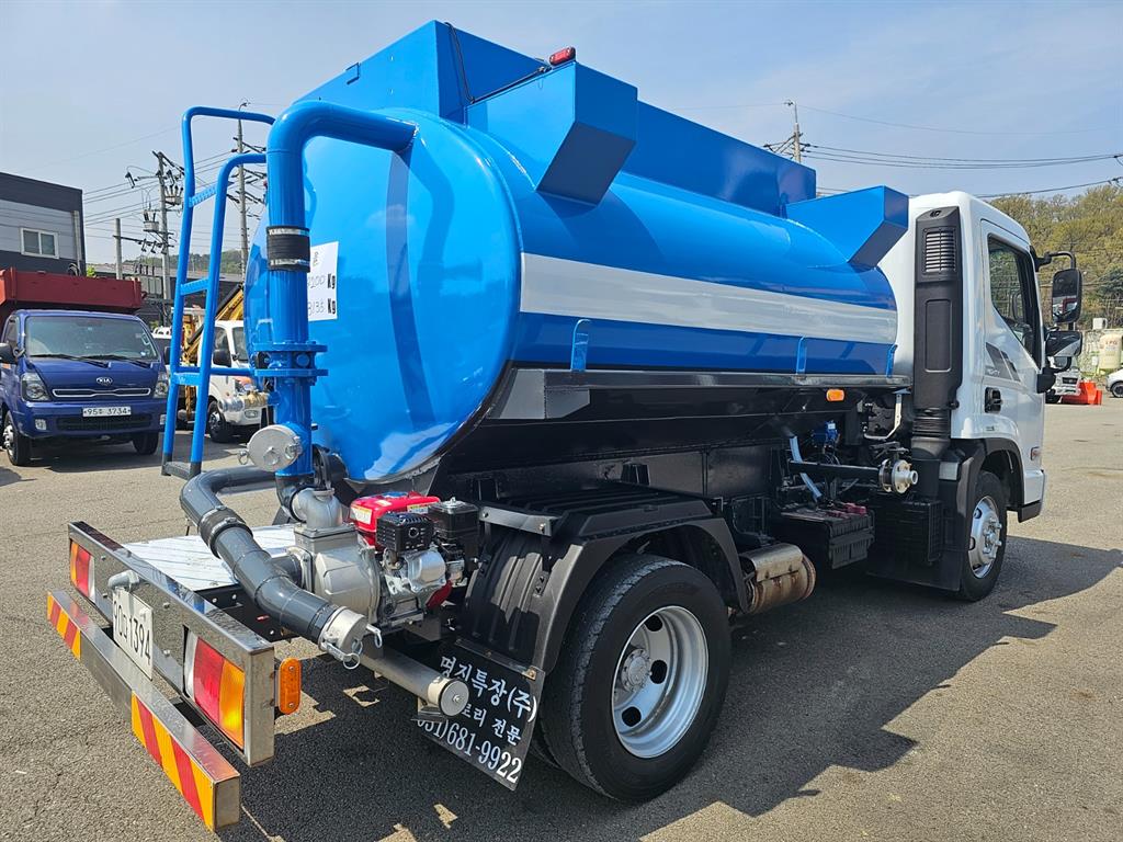 현대 살수차 올뉴마이티 스텐탱크 4,200L 수동 5