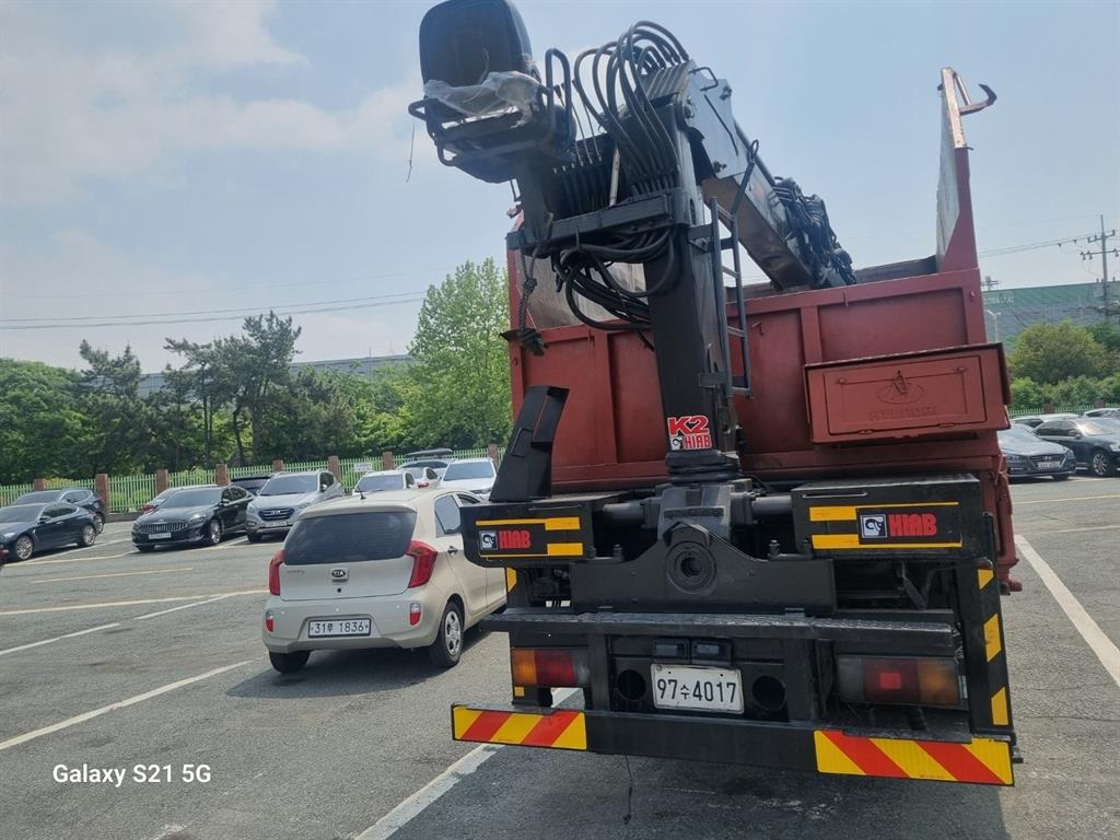 메가트럭 집게차 4.5톤 수동 한성특장