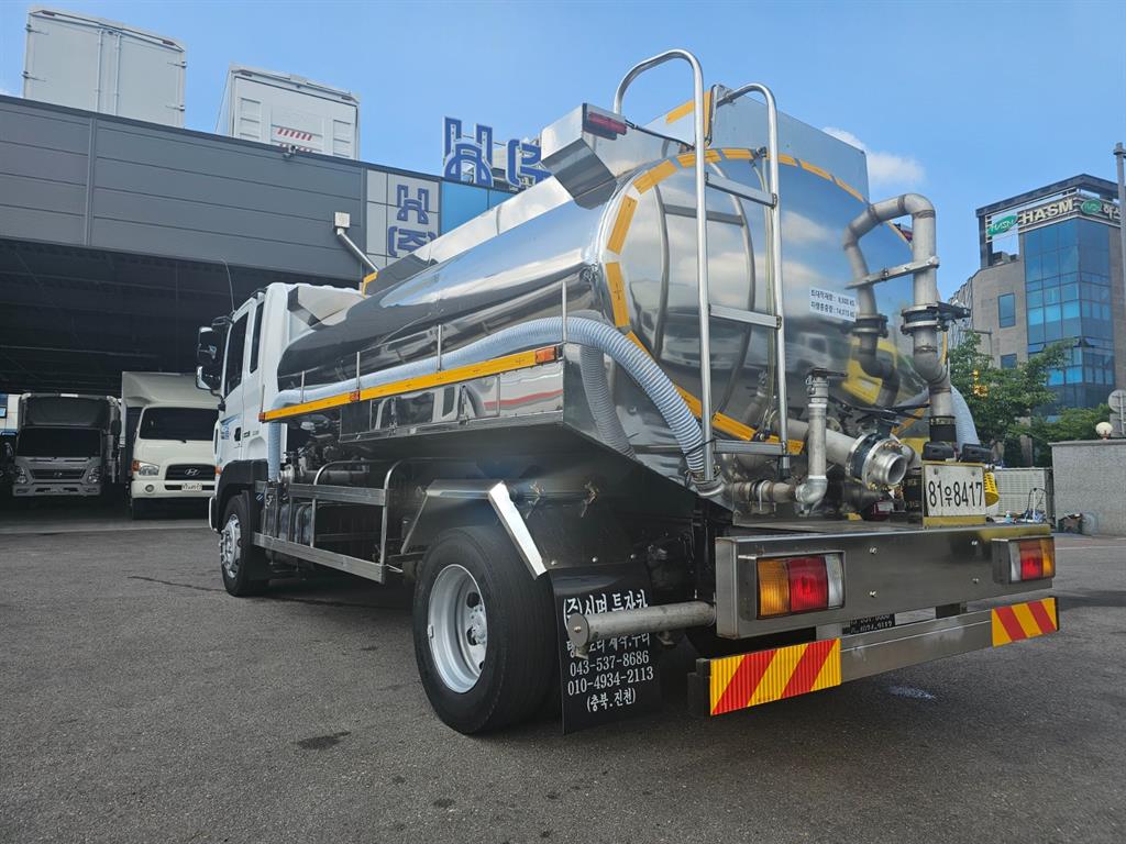 현대 살수차 메가트럭 수동 5