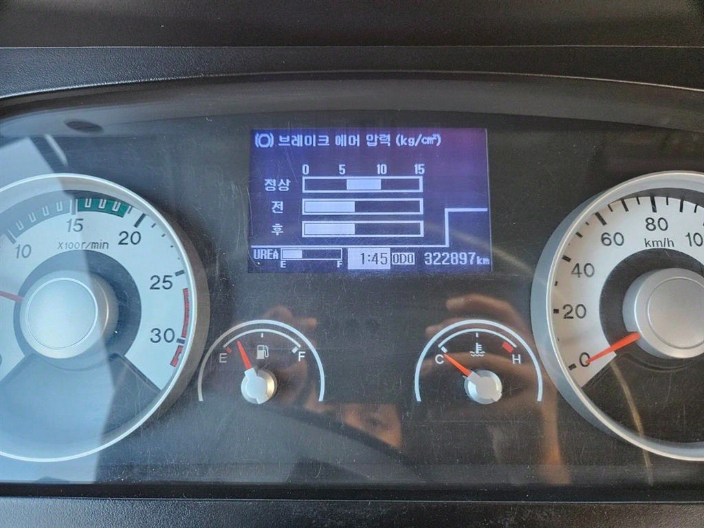 살수차 메가트럭 수동