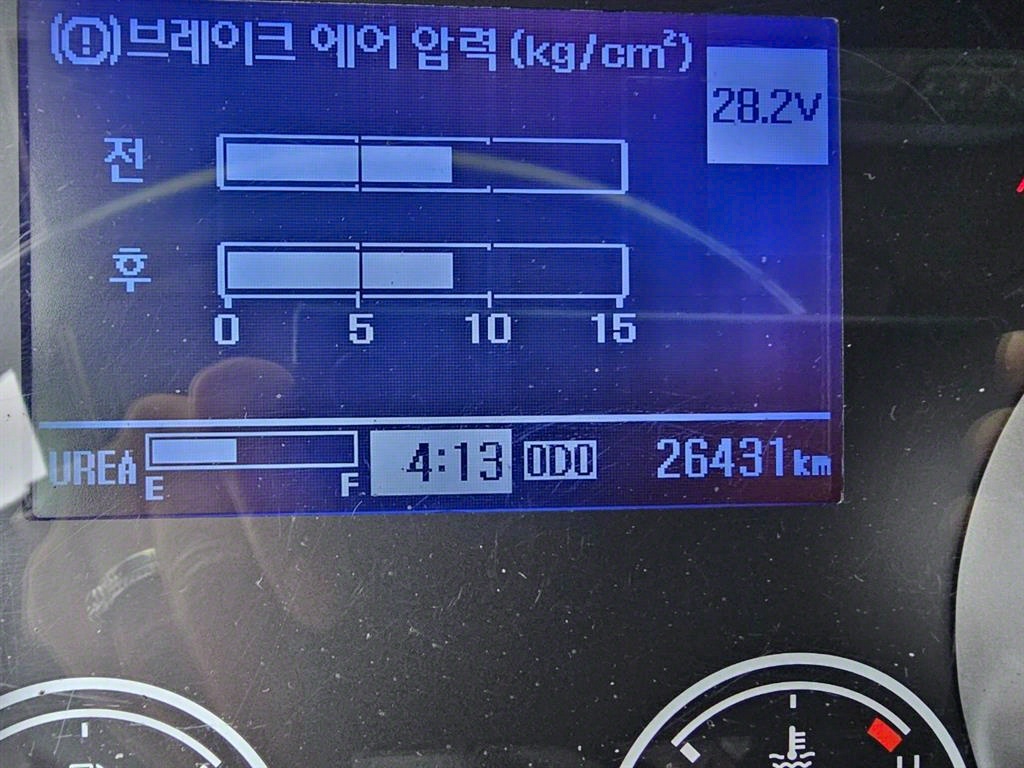 메가트럭 단바리 냉동탑 5톤 수동