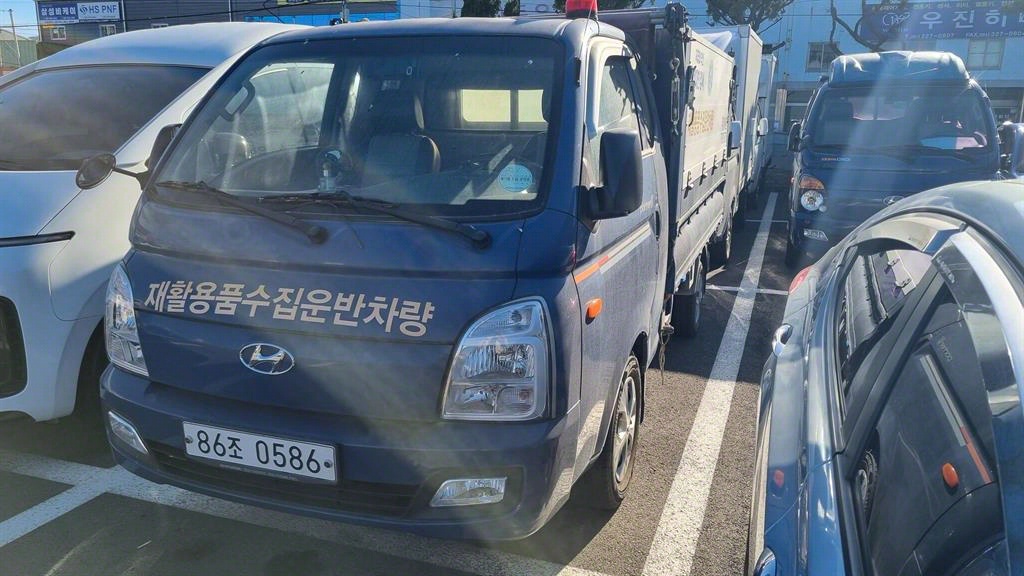 포터2 1톤 재활용수거차