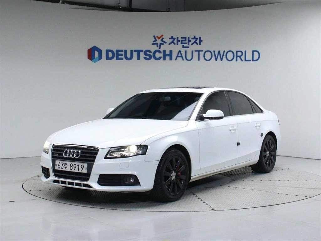 [아우디] 뉴 A4 2.0 TFSI 콰트로 연식:2011,미션:오토,주행거리:106,175km,연료:휘발유,색상:흰색