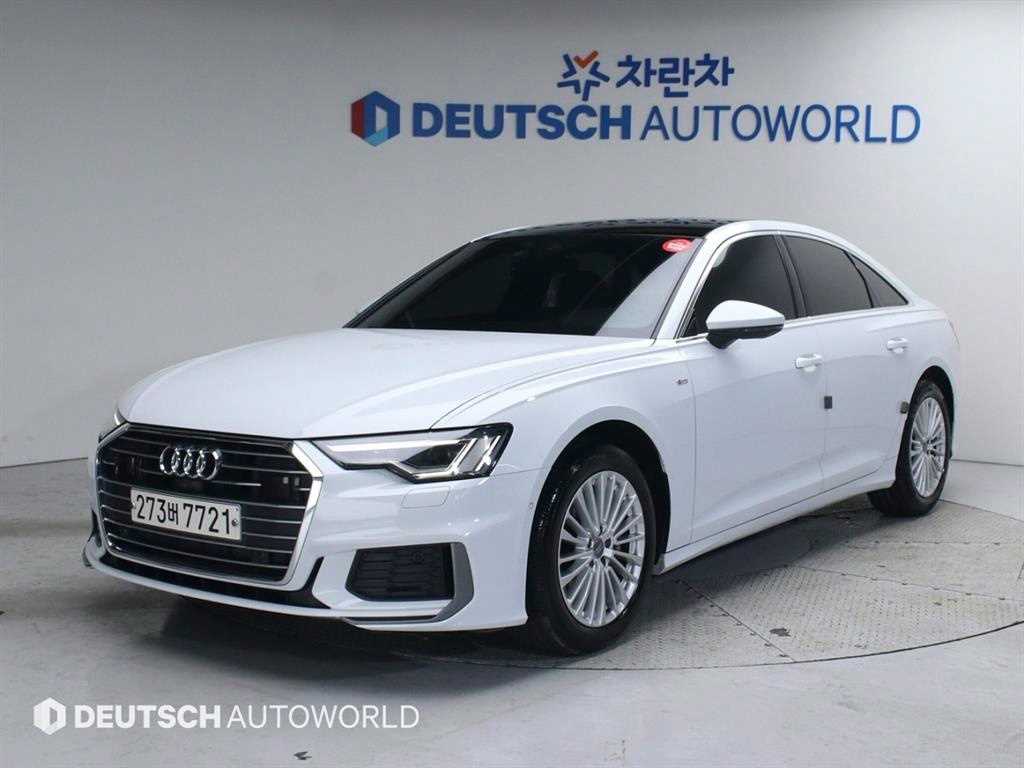 [아우디] A6 (C8) 40 TDI 프리미엄 연식:2020,미션:오토,주행거리:43,799km,연료:경유 ,색상:흰색