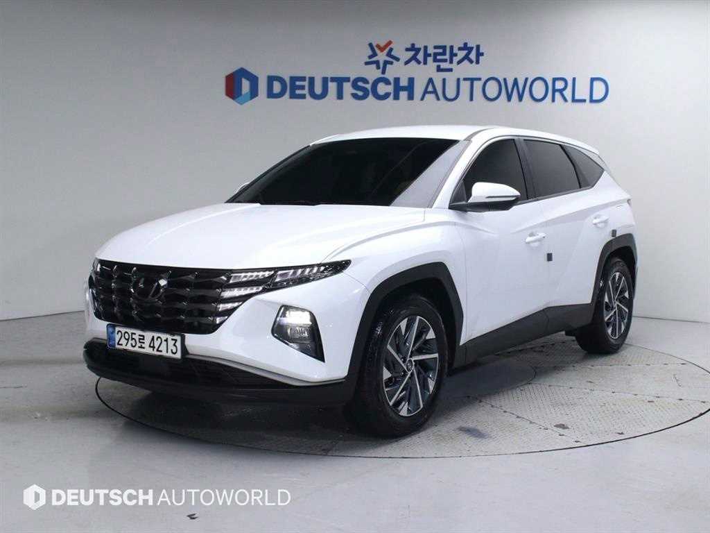 [현대] 투싼 (NX4) 가솔린 1.6 터보 2WD 모던 연식:2021,미션:오토,주행거리:58,422km,연료:휘발유,색상:흰색