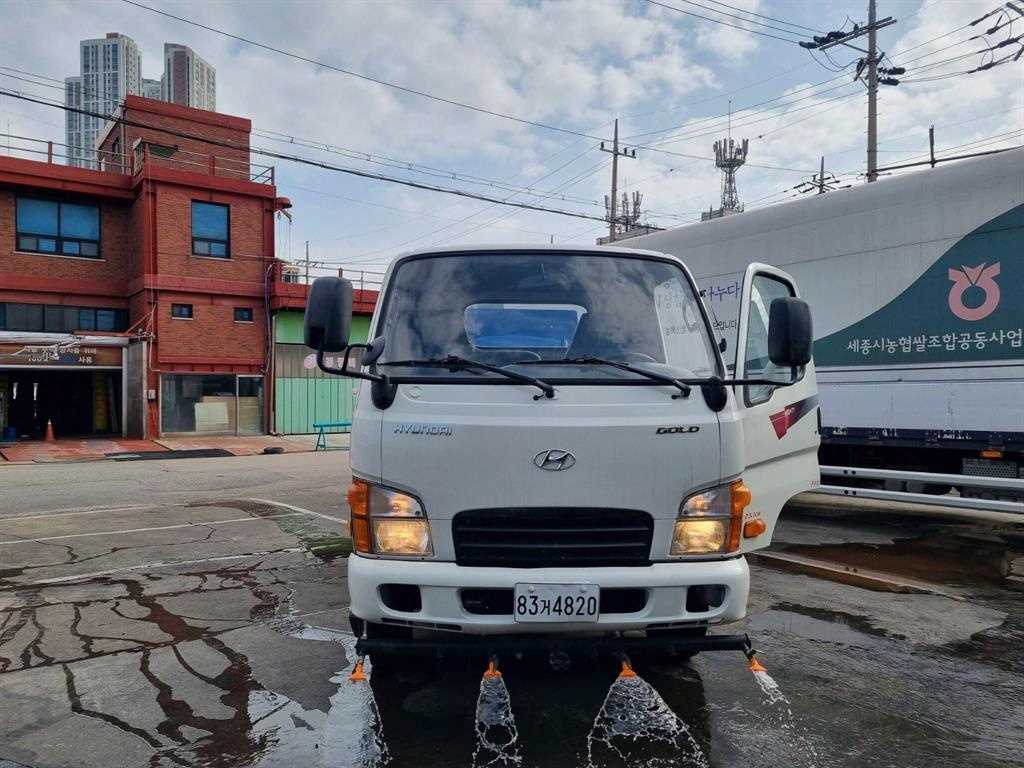 현대 살수차 마이티큐티 수동 1