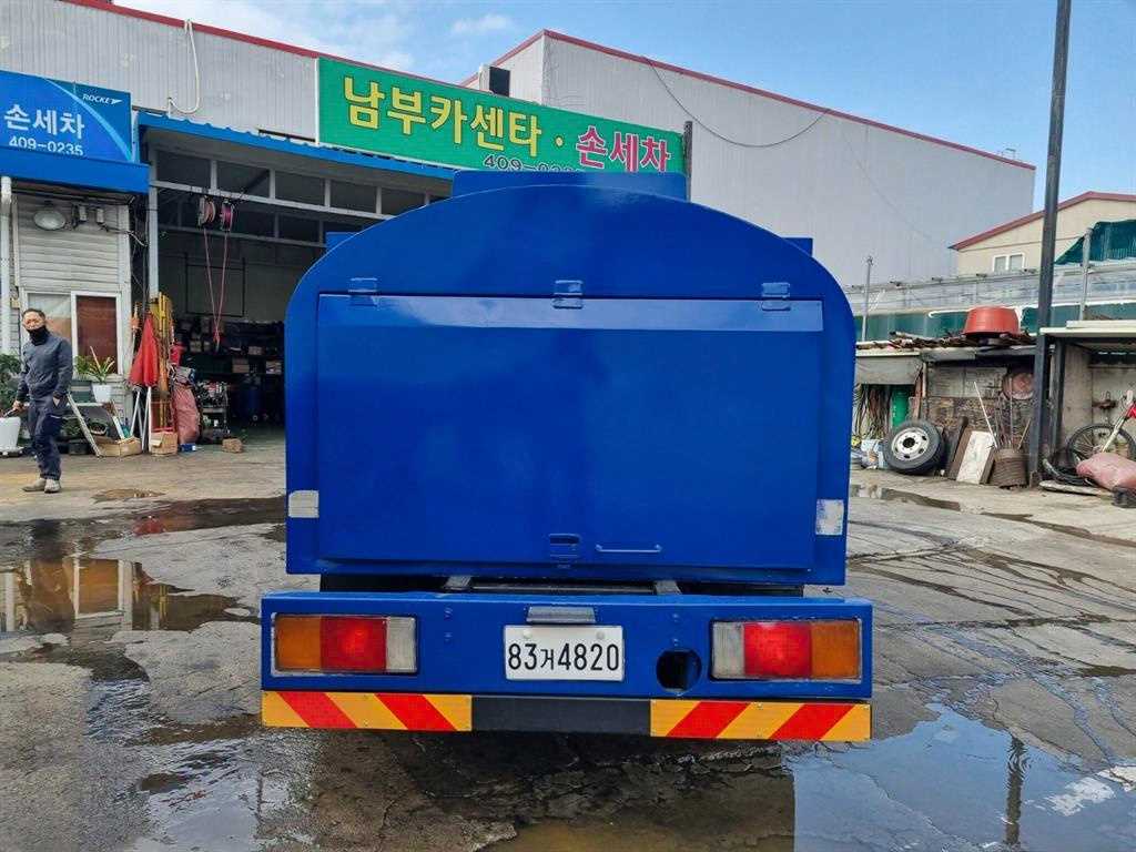 현대 살수차 마이티큐티 수동 3