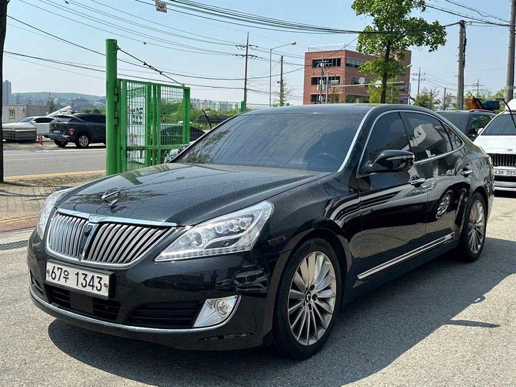 [현대] 에쿠스(신형) VS500 프레스티지 연식:2013,미션:오토,주행거리:195,303km,연료:휘발유,색상:검정색