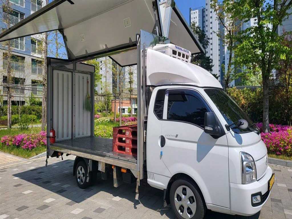 포터2 1.2톤 냉동탑 LPG