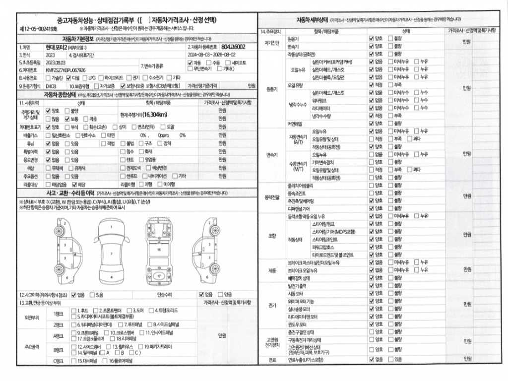 포터2 1톤 카고