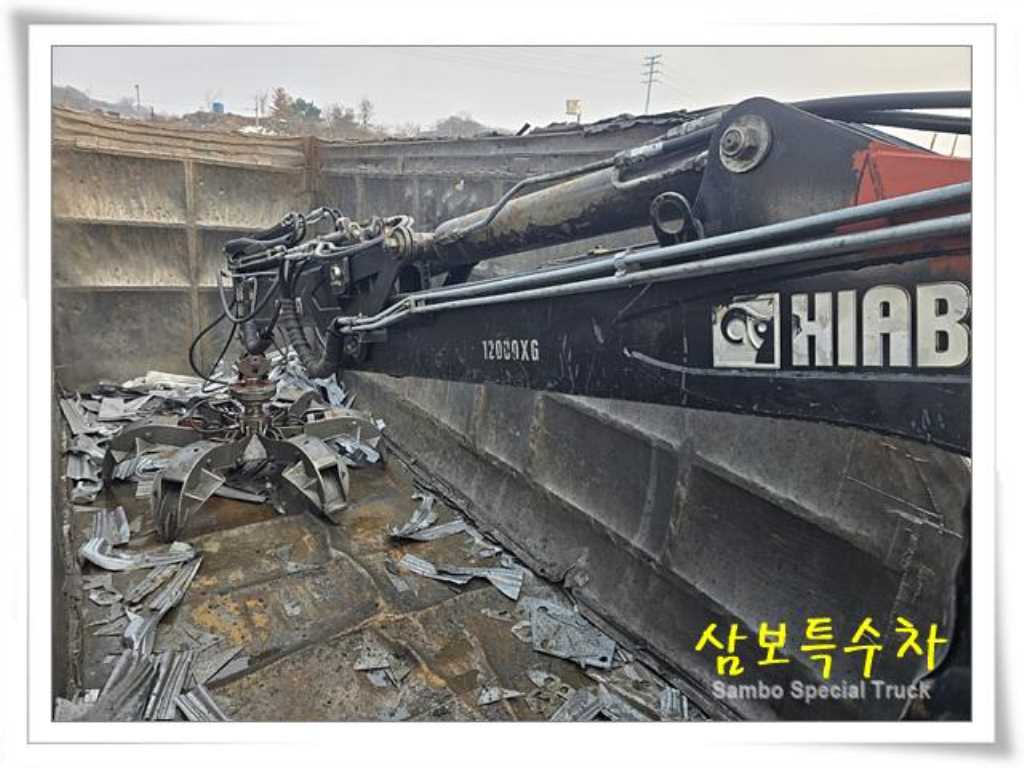 뉴파워트럭 집게차 9.5톤 수동 없음(순정)