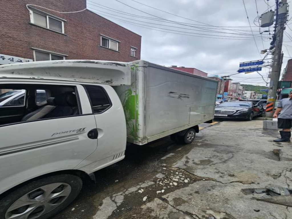 포터2 1톤 냉동탑