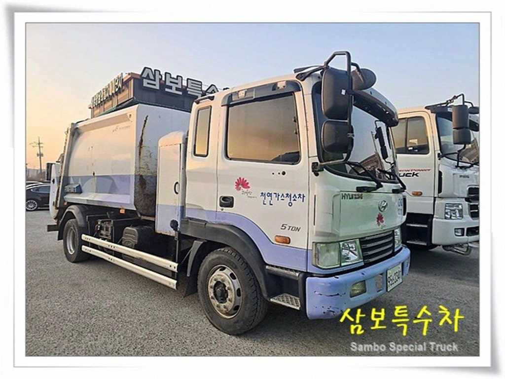 현대 압착진개 메가트럭 5톤