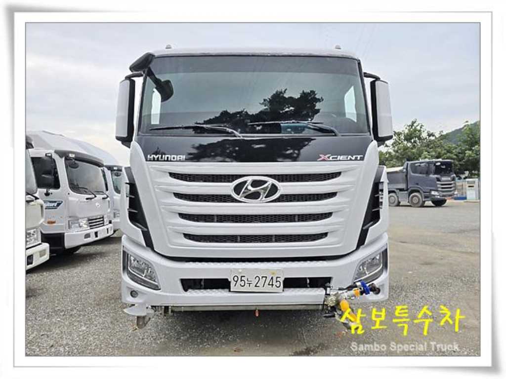 현대 살수차 엑시언트 수동