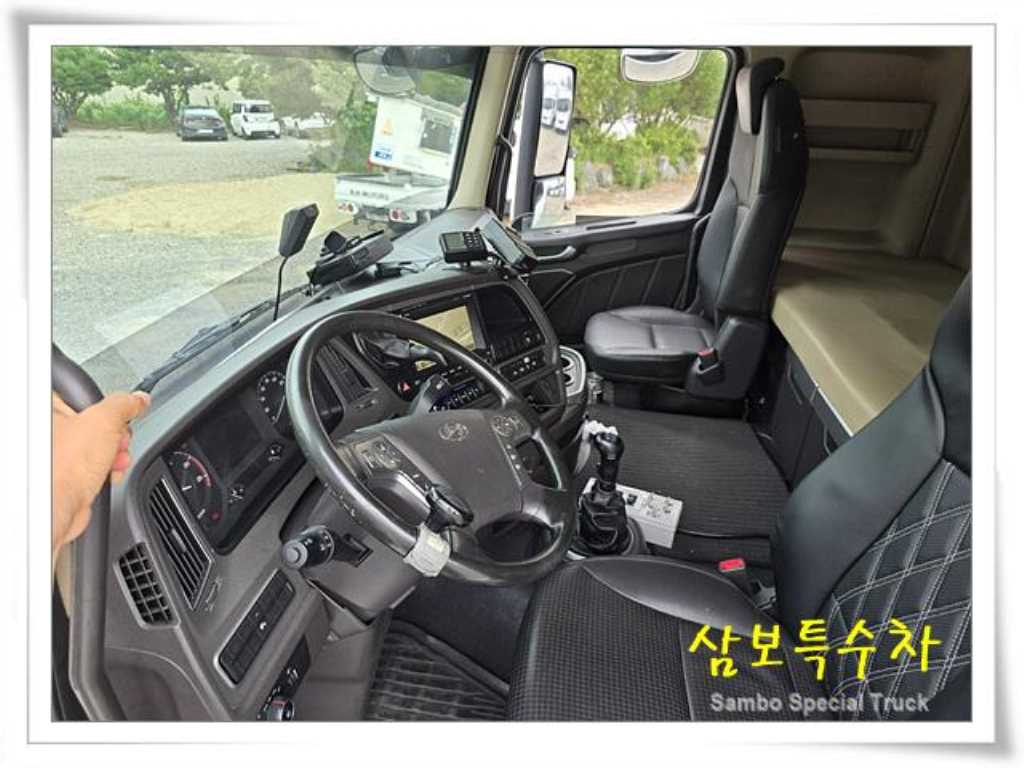 현대 살수차 엑시언트 수동
