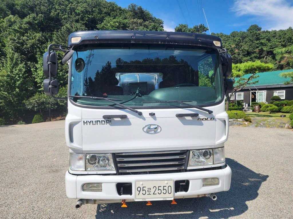 현대 살수차 메가트럭 수동