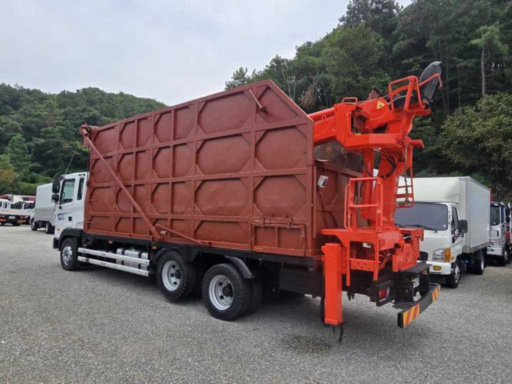 현대 메가트럭 집게차 5톤 수동 광림