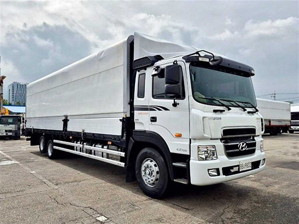 현대 메가트럭 와이드캡 윙바디 4.5톤 수동 2