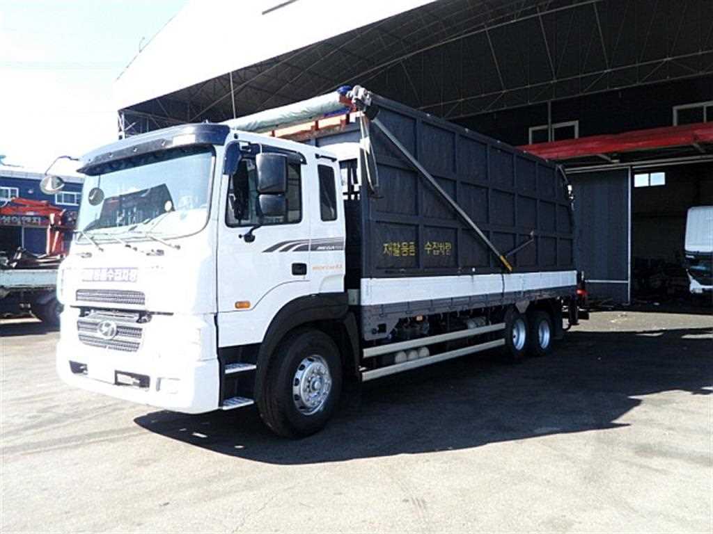 현대 메가트럭 와이드캡 집게차 5톤 수동 한성특장 1