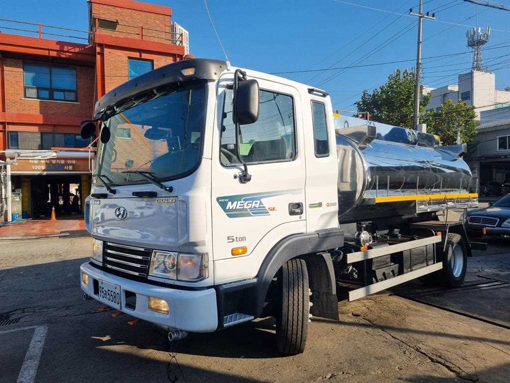 현대 살수차 메가트럭 수동