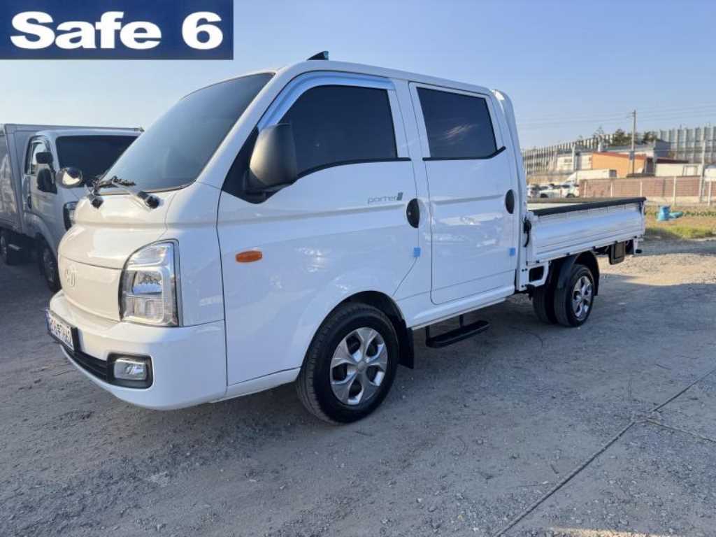 현대 포터2 1톤 카고 더블캡 장축 LPG 0