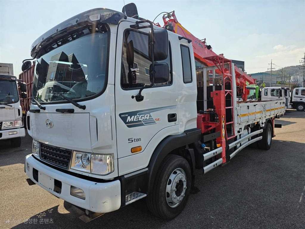 현대 카고크레인 광림 메가트럭 5톤
