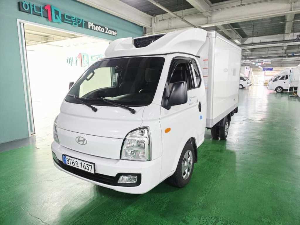 현대 포터2 1톤 냉동탑 트윈컴프 슈퍼캡 장축 LPG 1