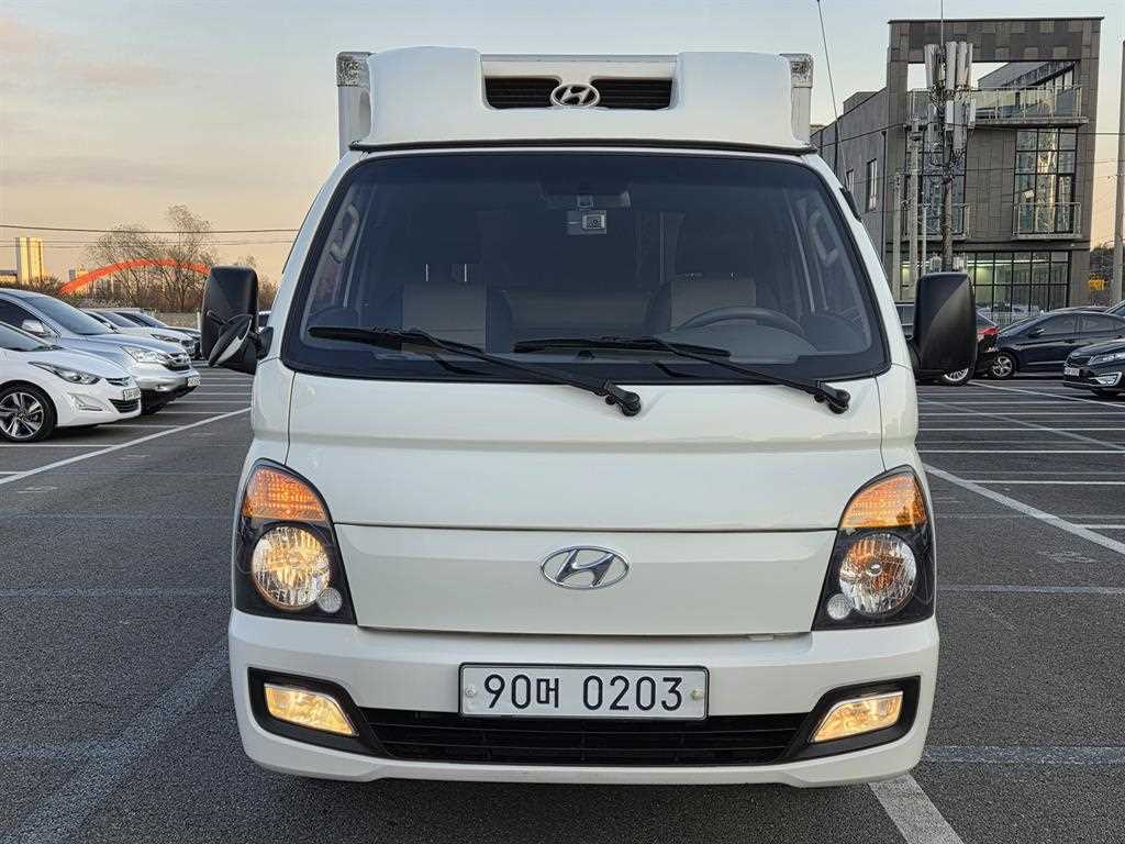 현대 포터2 1톤 냉동탑 트윈컴프