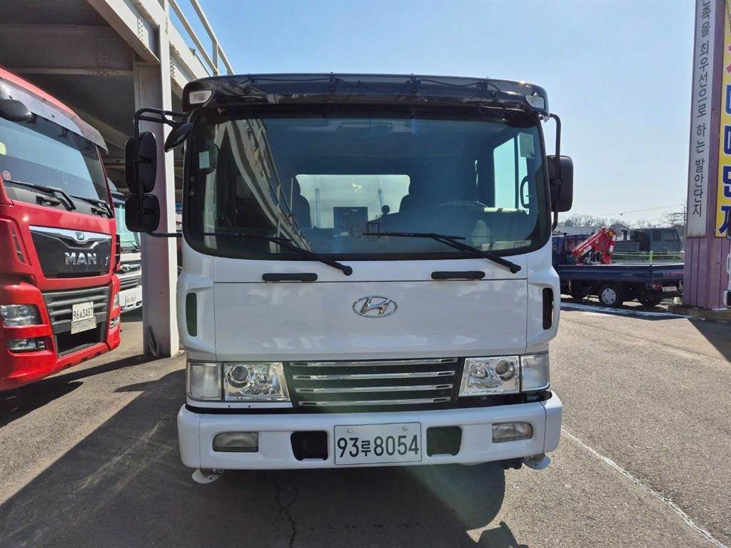 현대 살수차 메가트럭 수동