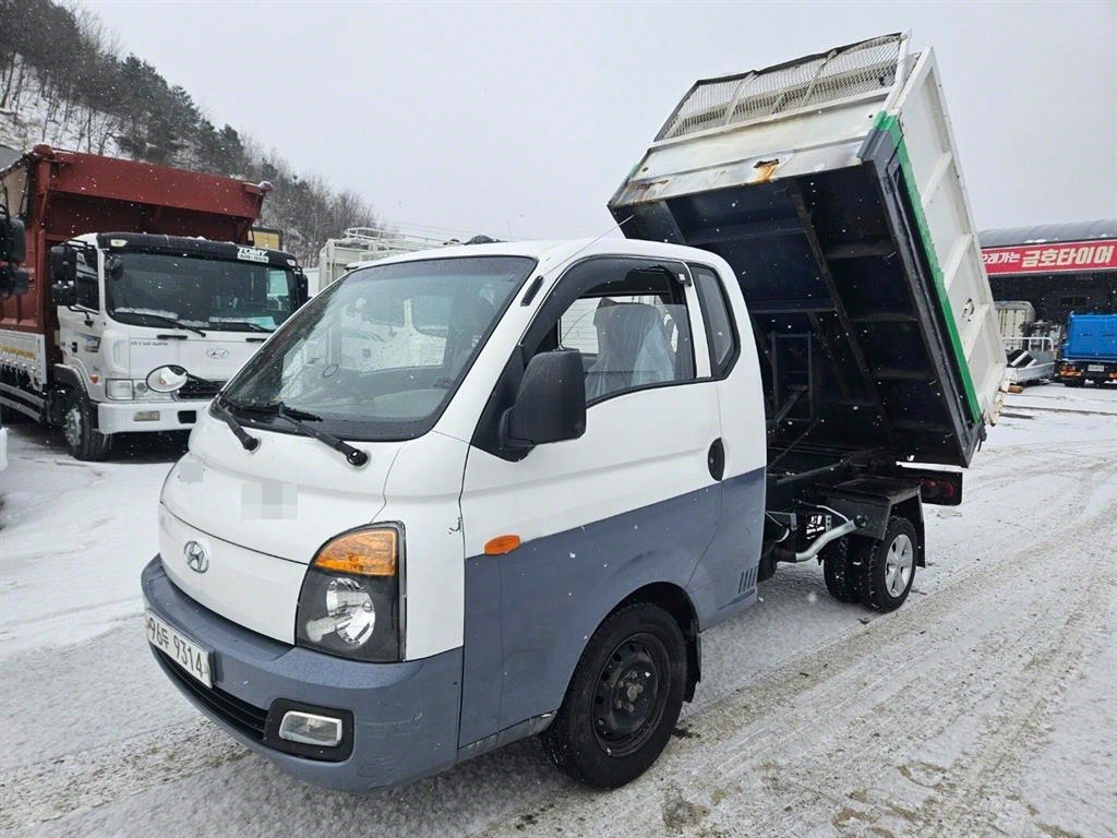 포터2 진개덤프 1톤 수동 단바리