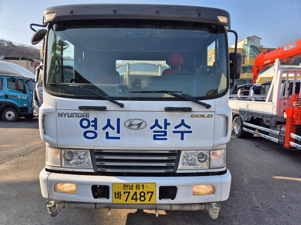 살수차 메가트럭 수동