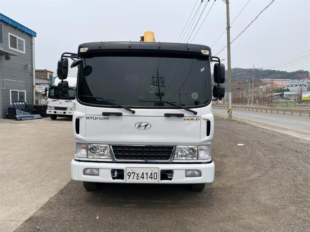 카고크레인 한국쓰리축 메가트럭 5톤