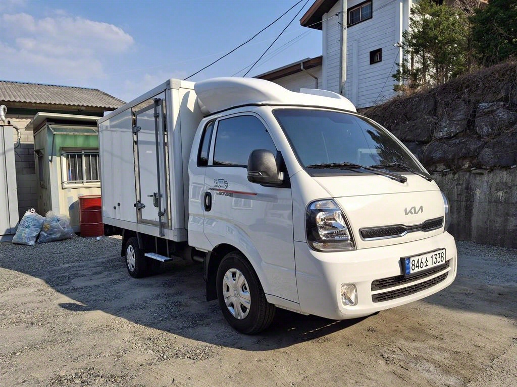 봉고3 1톤 냉동탑 킹캡 장축 LPG