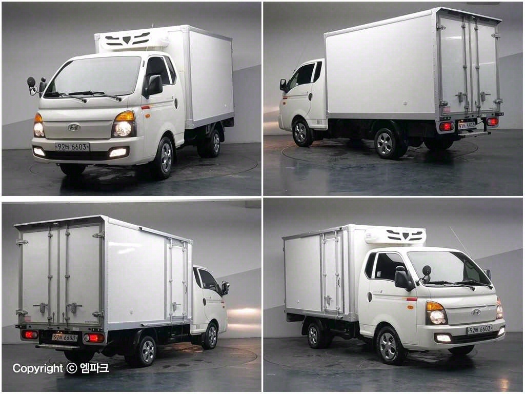 포터2 1톤 냉동탑