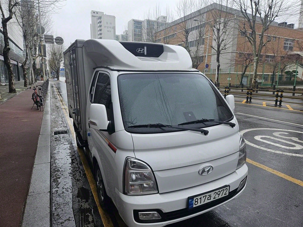 포터2 1톤 냉동탑