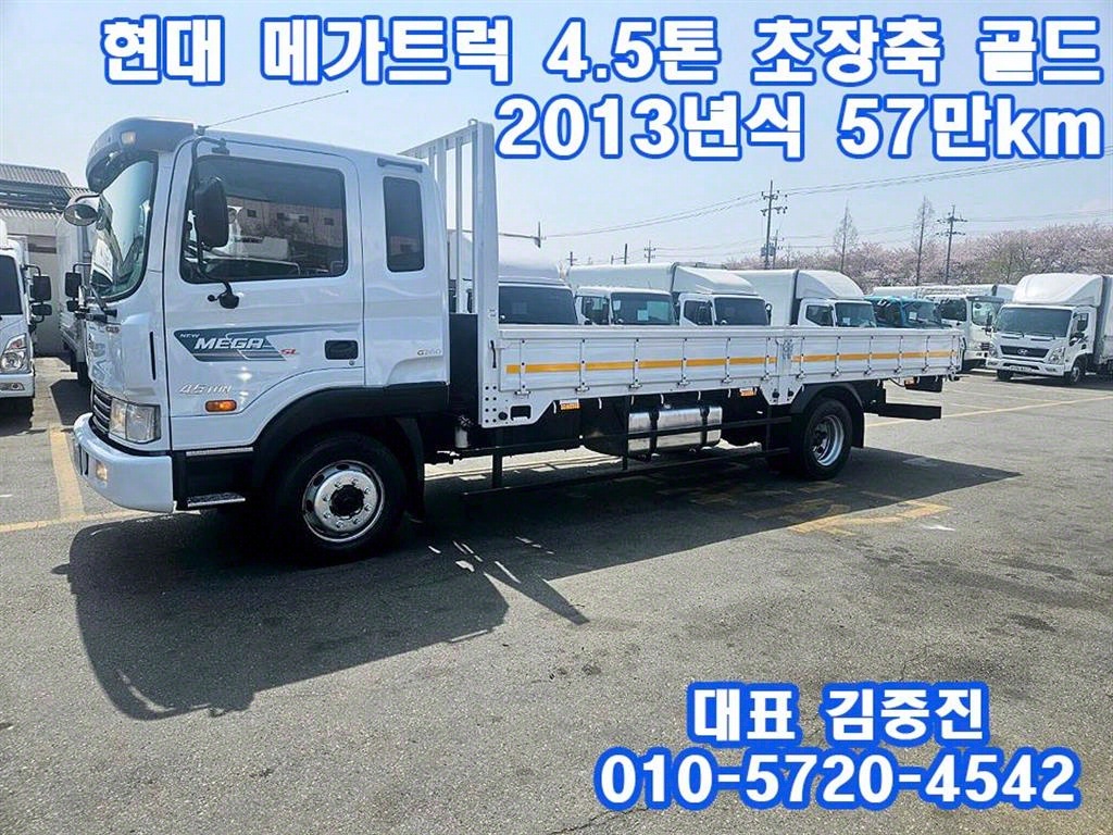 메가트럭 260 단바리 카고 4.5톤 수동