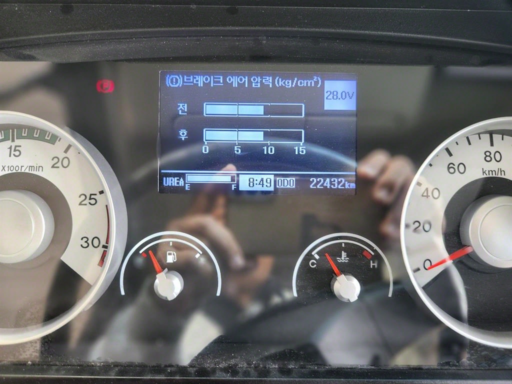메가트럭 단바리 냉동탑 4.5톤 수동