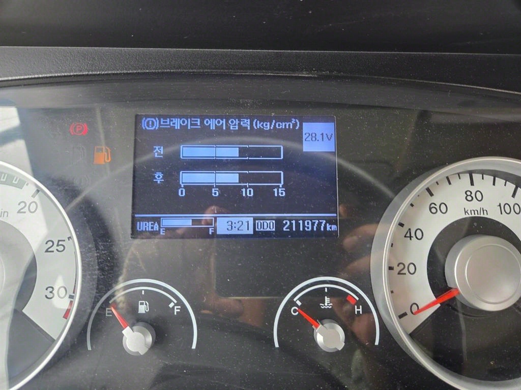 살수차 메가트럭 수동