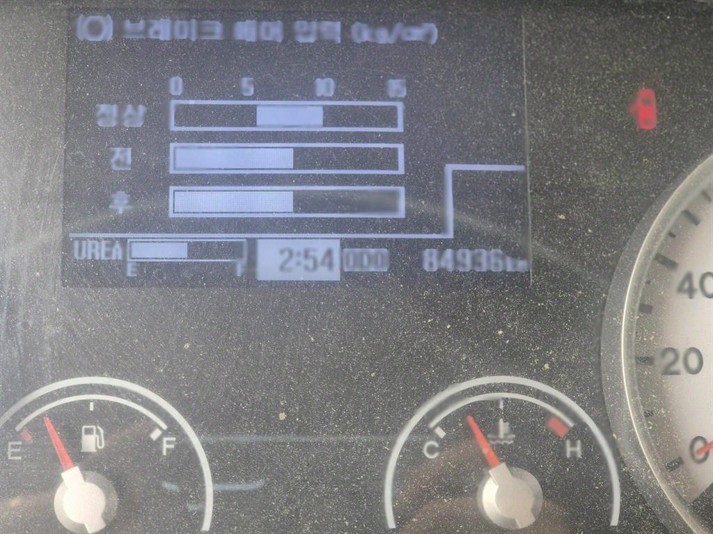 카고크레인 한국쓰리축 메가트럭 7.5톤