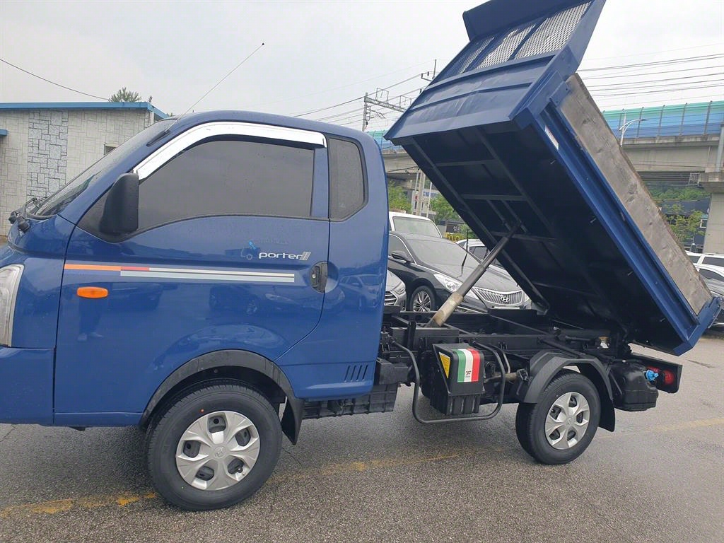 포터2 진개덤프 1톤 수동 단바리