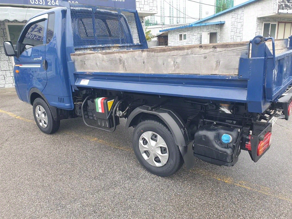 포터2 진개덤프 1톤 수동 단바리