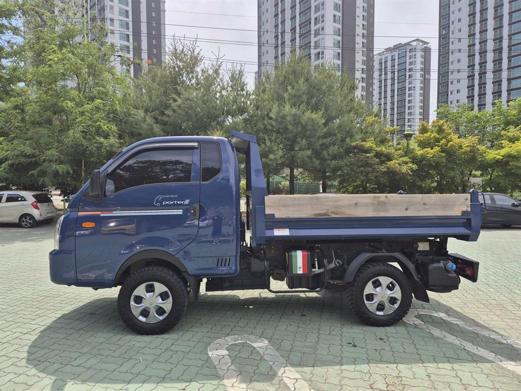 포터2 진개덤프 1톤 수동 단바리