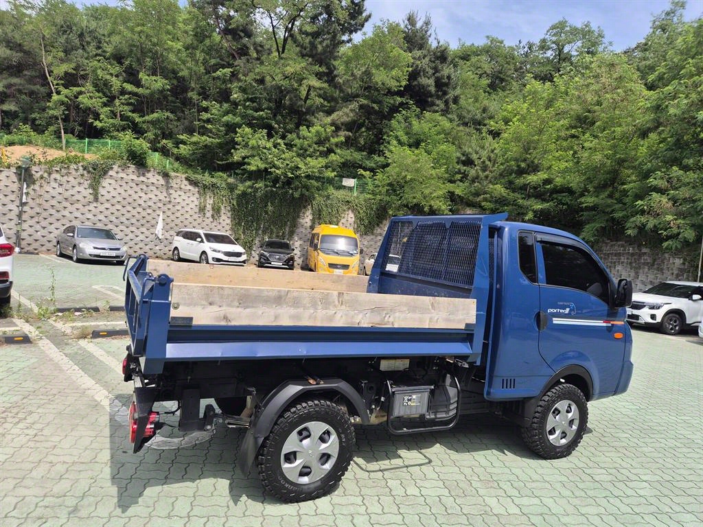 포터2 진개덤프 1톤 수동 단바리
