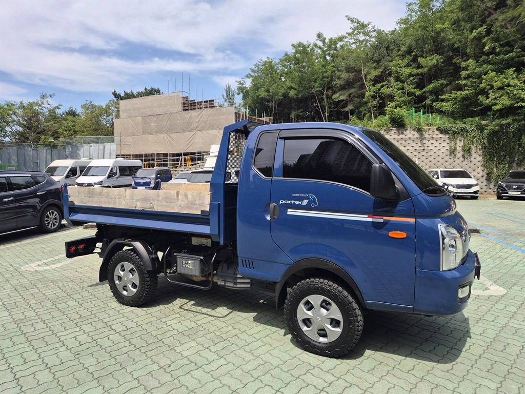포터2 진개덤프 1톤 수동 단바리